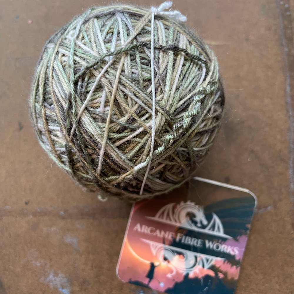 Arcane Fibre Works sock yarn
